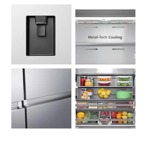 یخچال فریزر ساید بای ساید هایسنس 30 فوت مدل RQ749